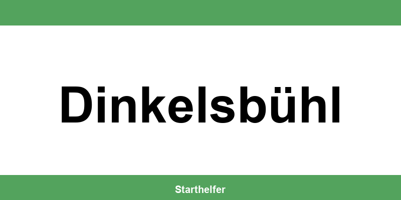 Finanzamt Dinkelsbühl – Telefonnummer und Öffnungszeiten