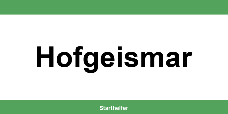 Finanzamt Hofgeismar – Telefonnummer und Öffnungszeiten