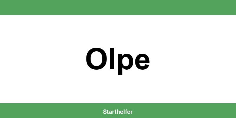 Finanzamt Olpe – Telefonnummer und Öffnungszeiten