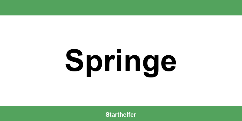 Finanzamt Springe – Telefonnummer und Öffnungszeiten